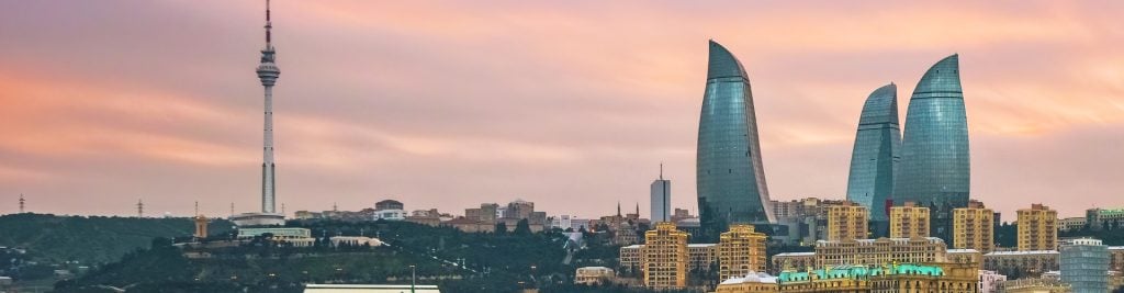 Flame Towers in Baku